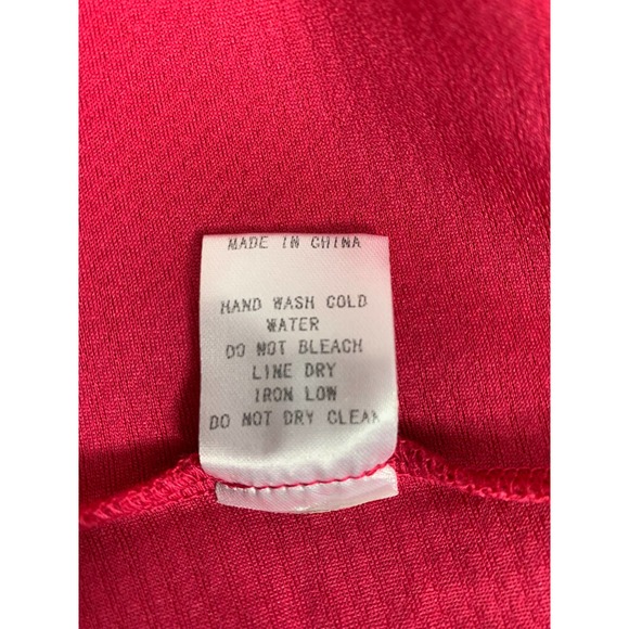 Favlux‎ Fashion Top Womens Medium Flare Hem Skater Fuchsia Pink Long Sleeve - Picture 4 of 12